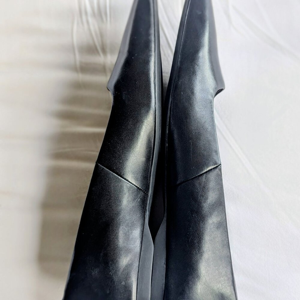 Vagabond Hermine Leather Pointed Toe Ballet Flat - Picture 5 of 8